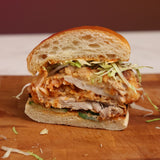 Korean BBQ Air Fryer Crispy Chicken Sandwich Sandwich