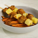 Sweet Jerk Pork and Pineapple Kebabs