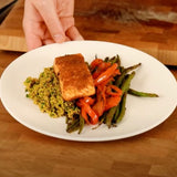 Tasty Tandoori Salmon with Quinoa and Green Beans - FLAVRBOMBS